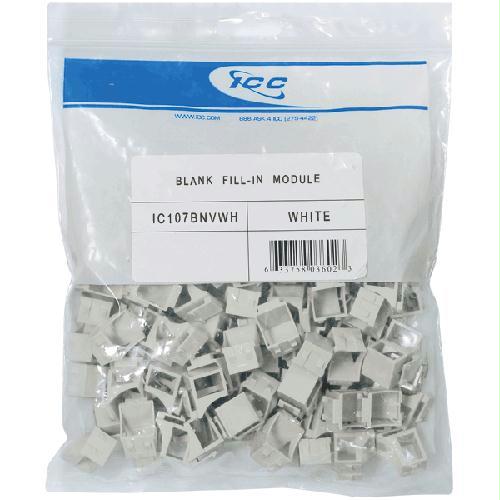 Picture of ICC ICC-IC107BNVWH ICC ICC-IC107BNVWH Module- Blank 100 Pk- Wh