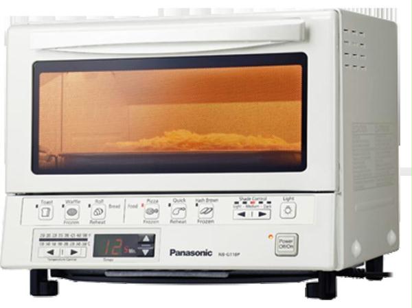 Picture of Panasonic Consumer PAN-NB-G110PW Panasonic Consumer PAN-NB-G110PW Flash Xpress Toaster Oven In White