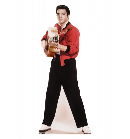 Picture of Advanced Graphics 1349 Elvis Black & White Cardboard Cutout