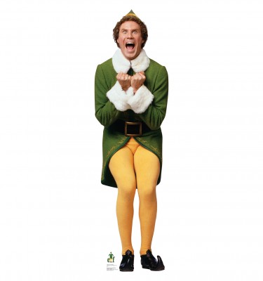Picture of Advanced Graphics 1720 Elf Excited - Movie Elf Cardboard Cutout