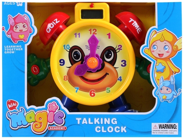 Picture of AZ IMPORT & TRADING LTC75E Tell The Time&apos;&apos; Electronic Learning Teach Time Clock Educational Toy for Kids LTC75E