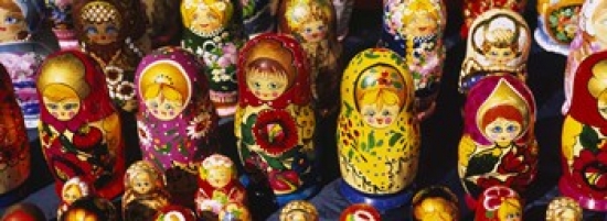 Close-up of Russian nesting dolls  Bulgaria Poster Print by  - 36 x 12 -  RLM Distribution, HO204440