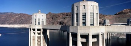 Dam on a river Hoover Dam Colorado River Arizona-Nevada USA Poster Print by  - 36 x 12 -  RLM Distribution, HO3363790