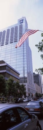 PPI143903L Skyscraper in a city  PNC Plaza  Raleigh  Wake County  North Carolina  USA Poster Print by  - 12 x 36 -  Panoramic Images