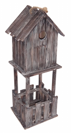 Picture of Cheung&apos;s FP-3696 Wooden Decorative Birdhouse with Small bottom planter