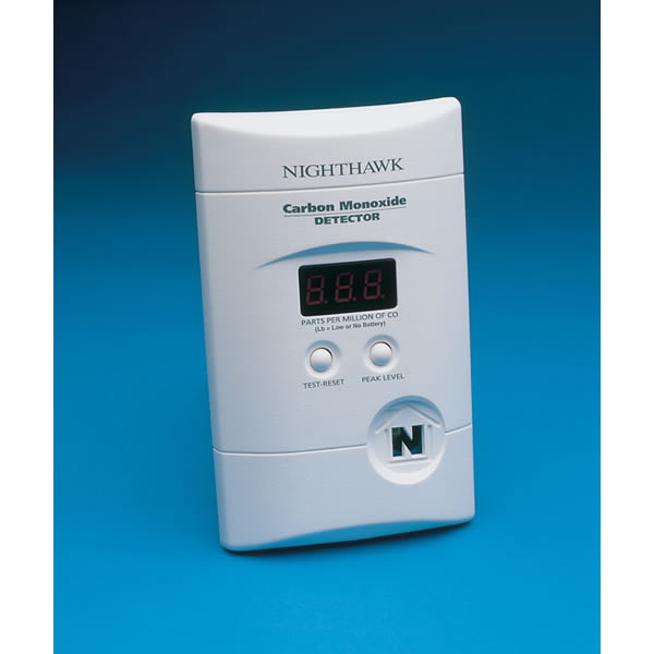 62525 Nighthawk Carbon Monoxide Alarm, 110v Plug In With 9v Back Up Battery Included -  WALTER KIDDE PORTABLE EQUIPMNT