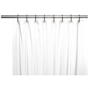 Picture of Carnation Home Fashions USC-4-21 4 Gauge Vinyl Shower Curtain Liner- White