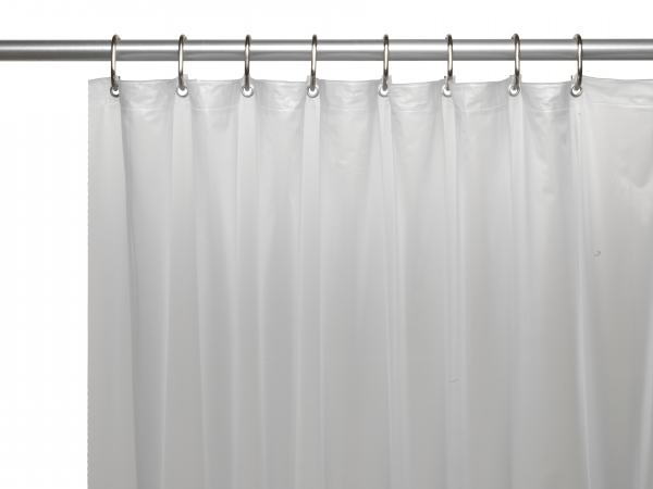 Picture of Carnation Home Fashions USC-3-10 3 Gauge Vinyl Shower Curtain Liner- Frosty Clear
