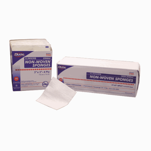 Picture of DDI 1304015 Dukal 3&quot; x 3&quot; Sterile Gauze Pads - 10 Count  12-ply Case of 60