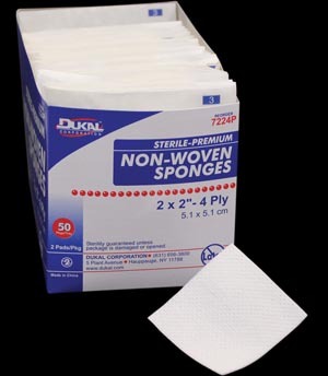 7444P Sterile- Premium Sponge- 4 in. x 4 in.- 4-ply