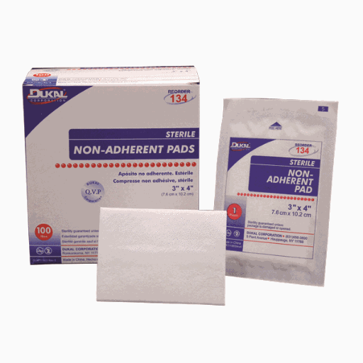 Sterile- Non-Adherent Pad- 3 in. x 8 in.- 1s