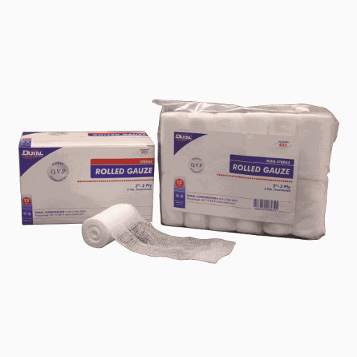 452 Sterile Rolled Gauze 2 in 2ply