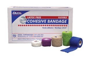 8046ASLF Cohesive Bandage- Assorted- 4 in.- Latex-Free