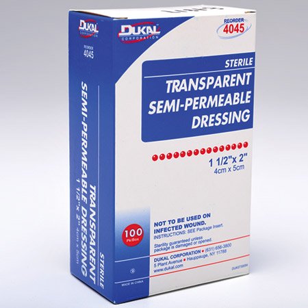 4067 Sterile- Semi-Permeable Dressing- 2.38 in. x 2-.75 in.