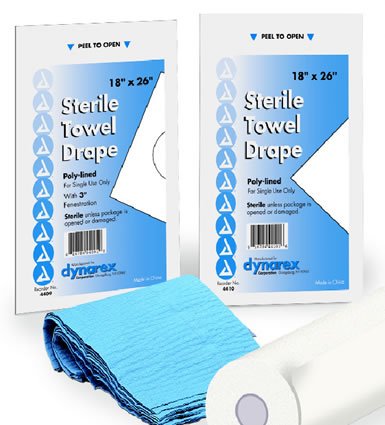 Picture of DUKAL Corporation CT-04W Sterile- O.R. Towel- White