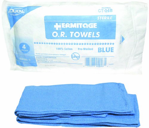 Picture of DUKAL Corporation W6020-1 Non-Sterile- O.R. Towel- Pre Treat Blue