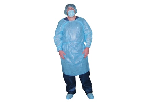 Picture of DUKAL Corporation 301BL Isolation Gown- Blue