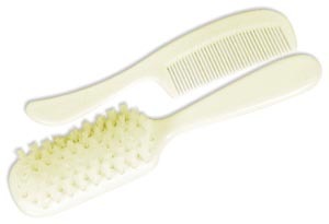 Picture of DDI 676151 DawnMist Baby Comb &amp; Brush Set Case of 288