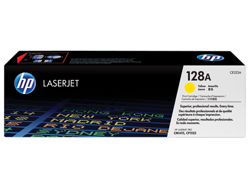 Hewlett Packard Ce322A Hp - 128A Yellow Std Yield Toner -  Hewlett-Packard