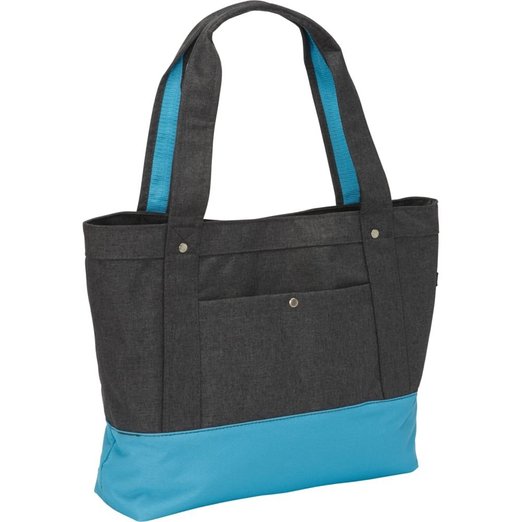 Picture of Everest 1002TB-CCA-BL Stylish Tablet Tote Bag - Charcoal-Blue