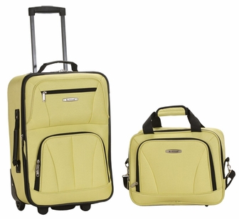 Picture of Rockland F102-LIME 2 PC LUGGAGE SET - LIME