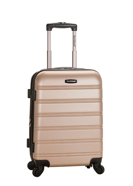 MELBOURNE 20 in. EXPANDABLE ABS CARRY ON - CHAMPAGNE