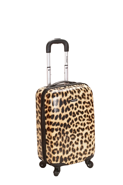 Picture of Rockland F191-LEOPARD 20 in. POLYCARBONATE CARRY ON - LEOPARD