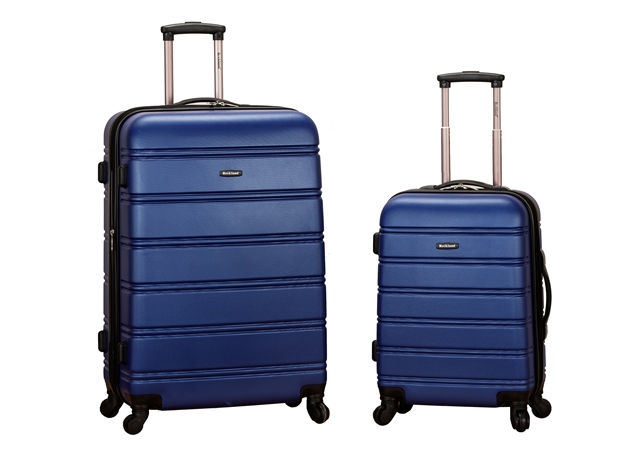 Picture of Rockland F225-BLUE 20 in.   28 in. 2PC EXPANDABLE ABS SPINNER SET - BLUE