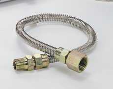 501078 Gas Connector Stainless Steel 3/8"" OD X 18""