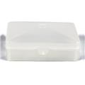 DUKAL Corporation SB01C Soap Box, Clear, plastic with hinged lid, holds up to #5 bar DUKAL Corporation SB01C Soap Box, Clear, plastic with hinged lid, holds up to #5 bar
