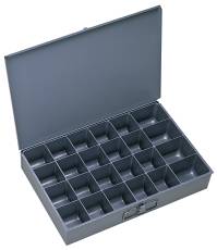 Picture of Durham Mfg 800350 24 Compartment Box Gray