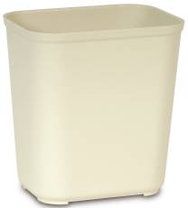 Picture of Rubbermaid Commercial Products Rcp254300Bg Rubbermaid Fire Resistant Wastebasket 28 Quart Beige