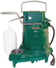 Zoeller Cast Iron Automatic Submersible Sump Pump .33 Hp