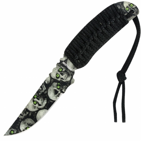 BV180 Black Legion Green Eyed Skull Fixed Bla
