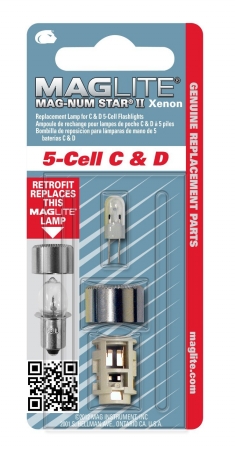 LMXA501 5 Cell Xenon Replacement Bulbs