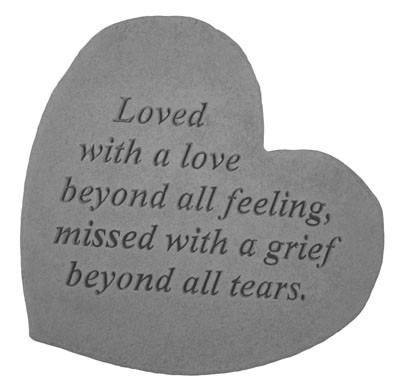 Great Thought Hearts- Loved with a love...