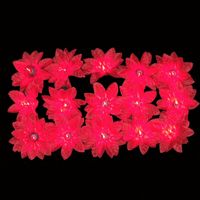 Kurt S. Adler, Inc. Kurt Adler 35-Light Red Poinsettia Light Set