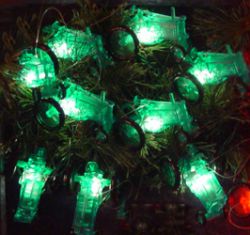 Kurt S. Adler, Inc. UL0527GR Kurt Adler 10-Light Green Tractor Light Set