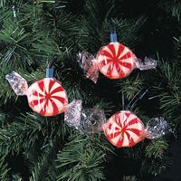 Kurt S. Adler - Inc.  Kurt Adler 10-Light Red Peppermint Candy Light Set