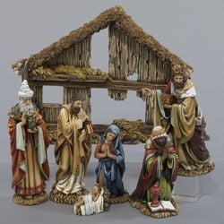 Kurt S. Adler, Inc. Kurt Adler 6'' Resin Nativity Set of 7