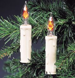Kurt S. Adler, Inc.  Kurt Adler 7-Light Flicker Flame Candle Light Set