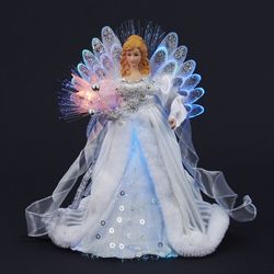 Kurt S. Adler- Inc. UL1084 Kurt Adler 12 White and Silver LED Fiber Optic Angel -  Kurt S. Adler Inc