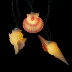 Kurt S. Adler- Inc. UL1164 Kurt Adler 10-Light Conch and Shells Light Set