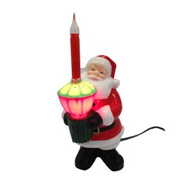 Kurt S. Adler- Inc. Kurt Adler 7'' Injection Mold Santa Bubble Light Tabletop Decoration