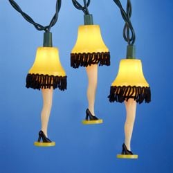 Kurt S. Adler, Inc. Kurt Adler UL 10-Lights Christmas Story Leg Lamp Light Set