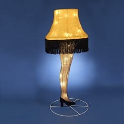 Kurt S. Adler, Inc. Kurt Adler 28'' Leg Lamp 3D Tinsel Lighted Lawn Décor