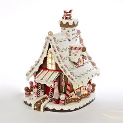 Kurt S. Adler, Inc. Kurt Adler 12'' Lighted Christmas Gingerbread house