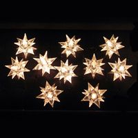 Kurt S. Adler, Inc. Kurt Adler 10-Light Green/Clear Diamond Star Light Set