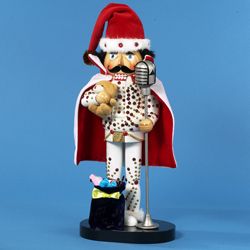 Kurt S. Adler, Inc. Kurt Adler 10'' Elvis in White Suit Nutcracker