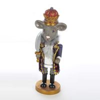 Kurt S. Adler, Inc.  Kurt Adler 12'' Hollywood Mouse King Nutcracker